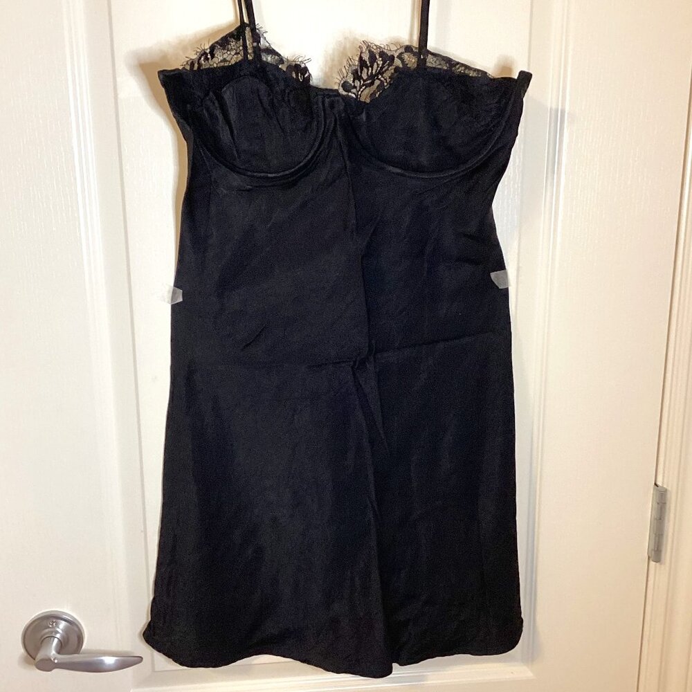 Bardot Women's Black Lace Lingerie Slip Chemise Intimates Size US 10L